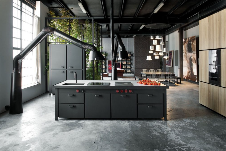 Kitchen Designs: A Mix of Contemporary and Industrial