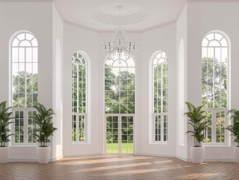 Transform Your Space with a Hall Simple Plywood Arch Design